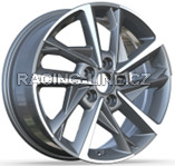 Alu kola Racing Line H3535F, 17x7 5x114.3 ET51, černá + leštění