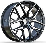 Alu kola Racing Line H3573F, 20x9 5x112 ET34, černá + leštění (zátěžová)