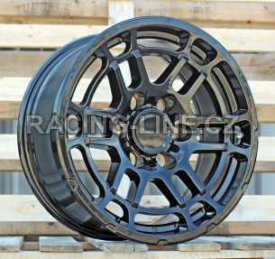 Alu kola Racing Line H883F, 17x8 6x139.7 ET5, černá lesklá (zátěžová)