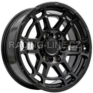 Alu kola Racing Line H883F, 17x8 6x139.7 ET5, černá lesklá (zátěžová)
