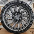 Alu kola Racing Line H973D, 17x9 6x139.7 ET, černá matná (zátěžová)