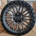 Alu kola Racing Line H975D, 17x9 6x139.7 ET, černá matná (zátěžová)