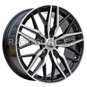 Alu kola Racing Line HF5230, 18x8 5x120 ET50, černá + leštění (zátěžová)