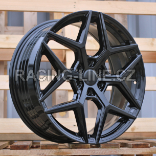 Alu kola Racing Line HF6120, 20x8 6x120 ET48, saténová černá (zátěžová)