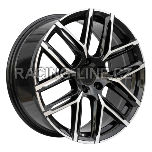 Alu kola Racing Line HF736, 21x9.5 5x112 ET30, černá + leštění