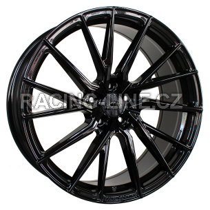 Alu kola Haxer HX06F, 21x10.5 5x112 ET40, černá lesklá (zátěžová)