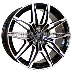 Alu kola Racing Line I0294, 17x7.5 5x112 ET40, černá + leštění