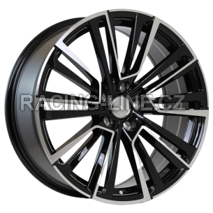 Alu kola Racing Line I0361, 19x8 5x112 ET44, černá + leštění