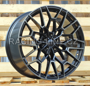 Alu kola Racing Line I0384, 20x8.5 5x112 ET26, černá + tmavé leštění (zátěžová)