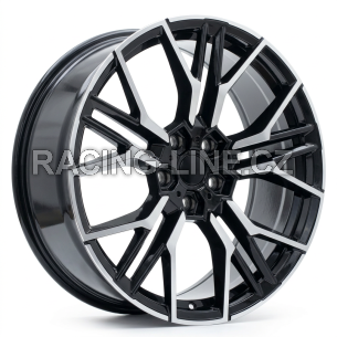 Alu kola Racing Line I0405, 19x9 5x120 ET38, černá + leštění