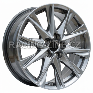 Alu kola Racing Line I1102, 19x7.5 5x114.3 ET45, titanová metalíza