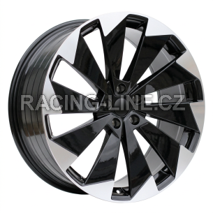 Alu kola Racing Line I1141, 19x8 5x112 ET45, černá + leštění