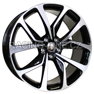 Alu kola Racing Line I5397, 20x8.5 5x115 ET41, černá + leštění celoroční použití