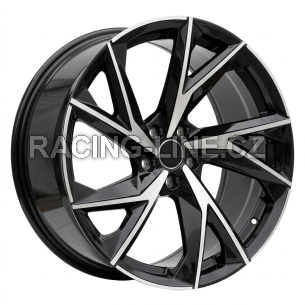 Alu kola Racing Line I5491, 19x8.5 5x112 ET38, černá + leštění