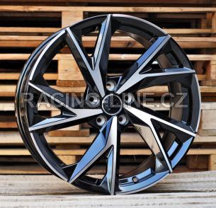 Alu kola Racing Line I5491, 20x9 5x112 ET30, černá + leštění