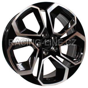 Alu kola Racing Line I5561, 17x7 5x112 ET46, černá + leštění
