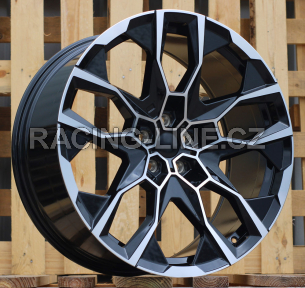 Alu kola Racing Line I5592, 21x9.5 5x112 ET36, černá + leštění (zátěžová)