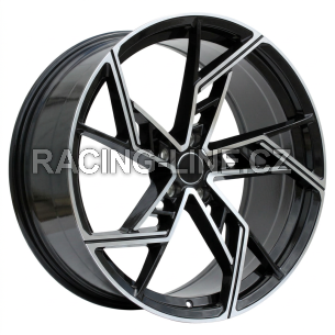 Alu kola Racing Line I5611, 18x8 5x112 ET40, černá + leštění