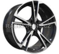 Alu kola Racing Line I5642, 18x8 5x112 ET39, černá + leštění