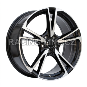 Alu kola Racing Line I5642, 18x8 5x112 ET39, černá + leštění