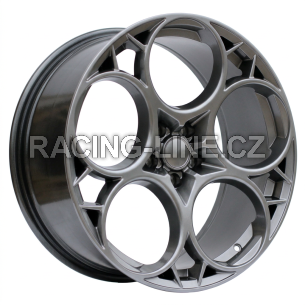 Alu kola Racing Line I5660, 19x8.5 5x110 ET31, titanová metalíza
