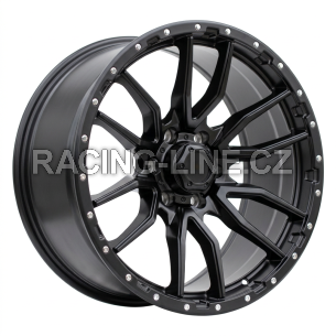 Alu kola Racing Line I6098, 20x9 6x139.7 ET12, černá matná (zátěžová)