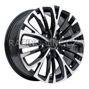 Alu kola Racing Line IN3515F, 18x7 5x114.3 ET50, černá + leštění