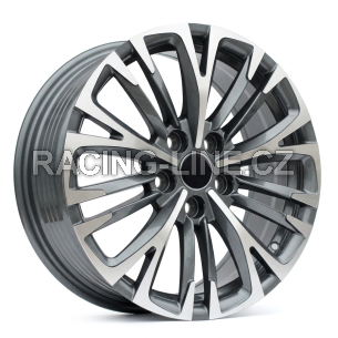 Alu kola Racing Line IN3515F, 18x7 5x114.3 ET50, šedivá + leštění