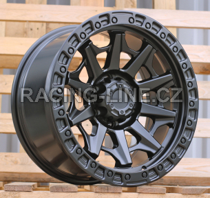 Alu kola Racing Line JT127, 18x9 6x135 ET, černá matná