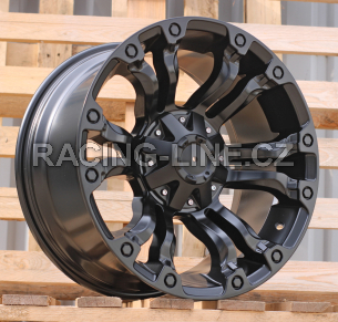 Alu kola Racing Line JT133, 18x9 6x139.7 ET, černá matná