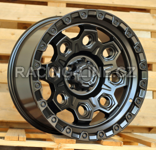Alu kola Racing Line JT178, 17x9 6x114.3 ET, černá matná (zátěžová)