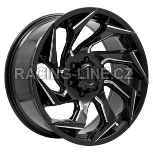 Alu kola Racing Line JT187, 18x9 6x139.7 ET, černá lesklá