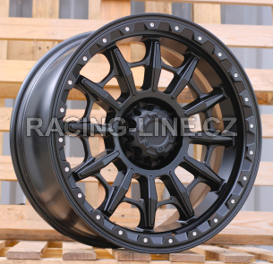 Alu kola Racing Line JT200, 20x9 6x139.7 ET, černá + leštění