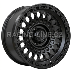 Alu kola Racing Line JT220, 16x8.5 5x139.7 ET-12, černá matná (zátěžová)