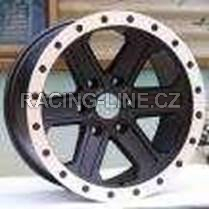 Alu kola Racing Line JT224, 17x8.5 6x139.7 ET, černá matná (zátěžová)