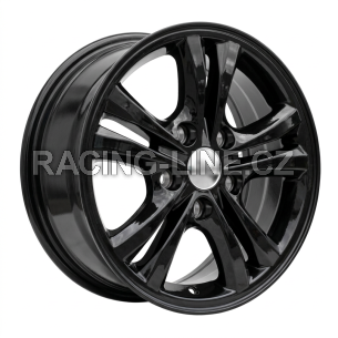 Alu kola Racing Line L1061, 15x6 5x114.3 ET42, černá lesklá
