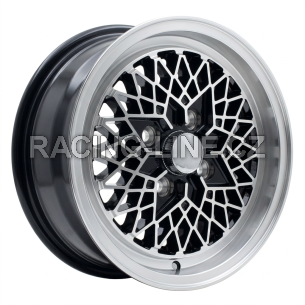 Alu kola Racing Line L1352, 13x5.5 4x100 ET30, černá + leštění