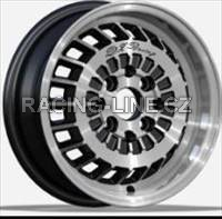 Alu kola Racing Line L1354, 13x5.5 4x100 ET30, černá + leštění