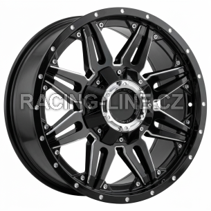 Alu kola Racing Line L1447, 20x9 10x114 ET, černá lesklá