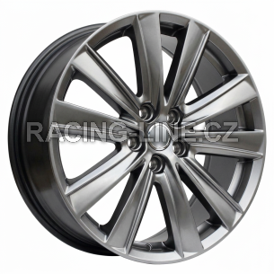 Alu kola Racing Line L2080, 19x7.5 5x114.3 ET45, titanová metalíza