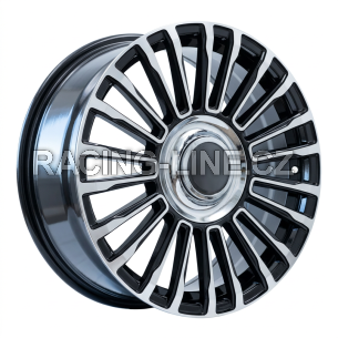 Alu kola Racing Line REW018, 18x8 10x112 ET42, černá + leštění