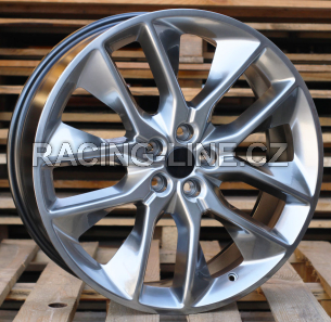 Alu kola Racing Line TL1110, 20x8 5x108 ET52, titanová metalíza