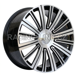 Alu kola Racing Line TX139A, 22x10 5x112 ET40, černá + leštění (zátěžová)