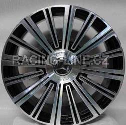 Alu kola Racing Line TX139A, 22x11 5x112 ET42, černá + leštění (zátěžová)