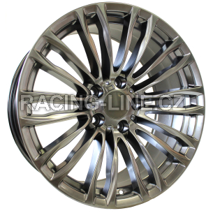 Alu kola Racing Line XF142, 19x8.5 5x120 ET33, černá metalíza