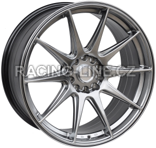 Alu kola Racing Line XF266, 18x9.75 10x114 ET20, titanová metalíza