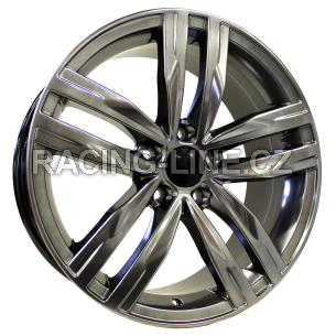 Alu kola Racing Line XFC61, 18x8 5x112 ET44, Titanová metalíza