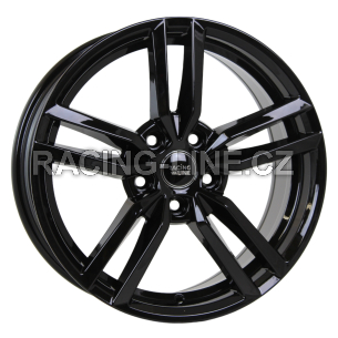 Alu kola Racing Line Y0136, 17x7.5 5x108 ET40, černá lesklá