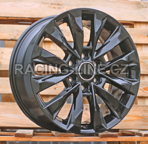 Alu kola Racing Line Y0185, 20x8.5 5x150 ET58, černá + leštění (zátěžová)
