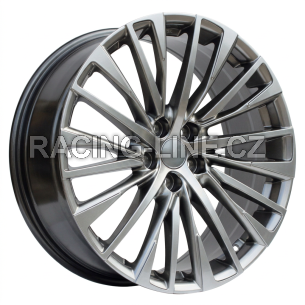 Alu kola Racing Line Y1118, 19x8 5x114.3 ET40, titanová metalíza